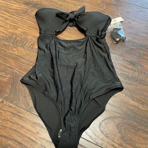 Women’s Aerie Strapless Cutout Swimsuit